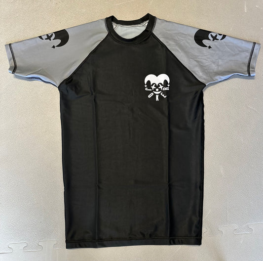 Rashguard Shortsleeve Joker BJJ Grey / Black