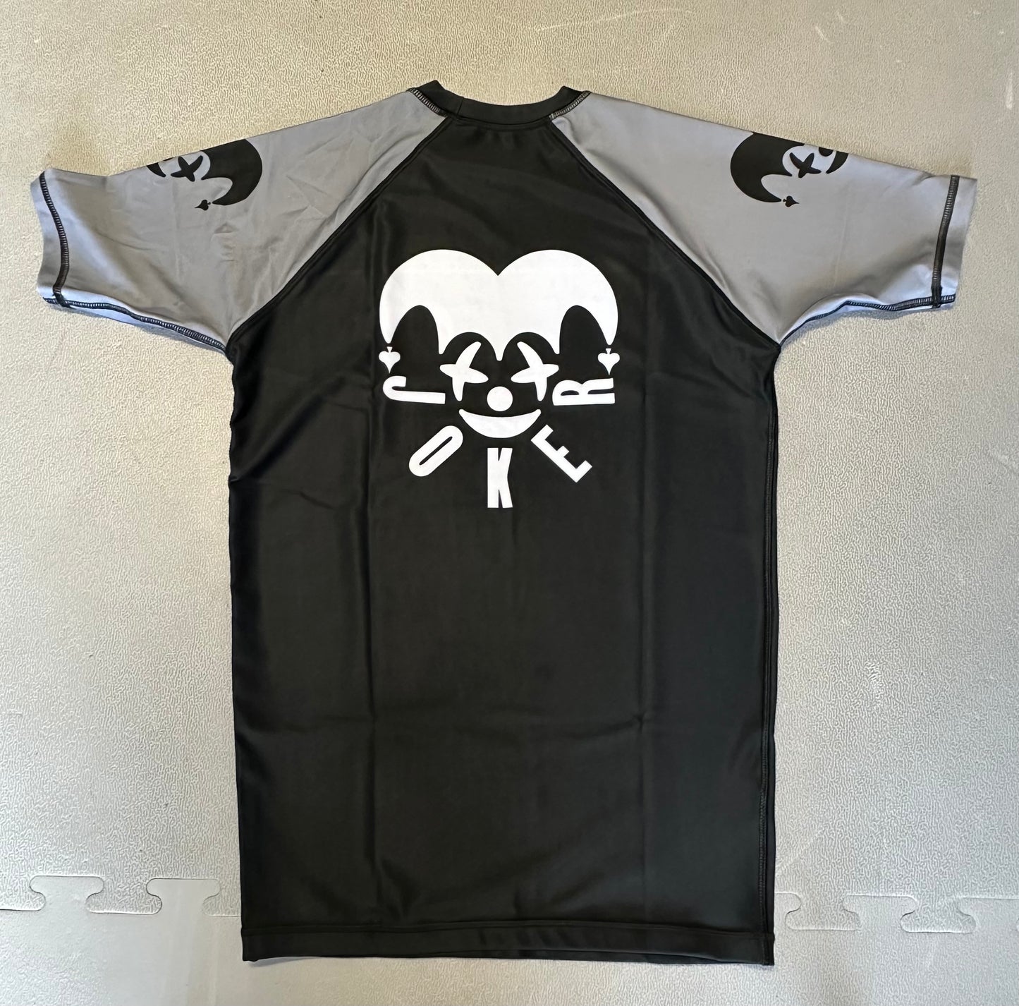 Rashguard Shortsleeve Joker BJJ Grey / Black